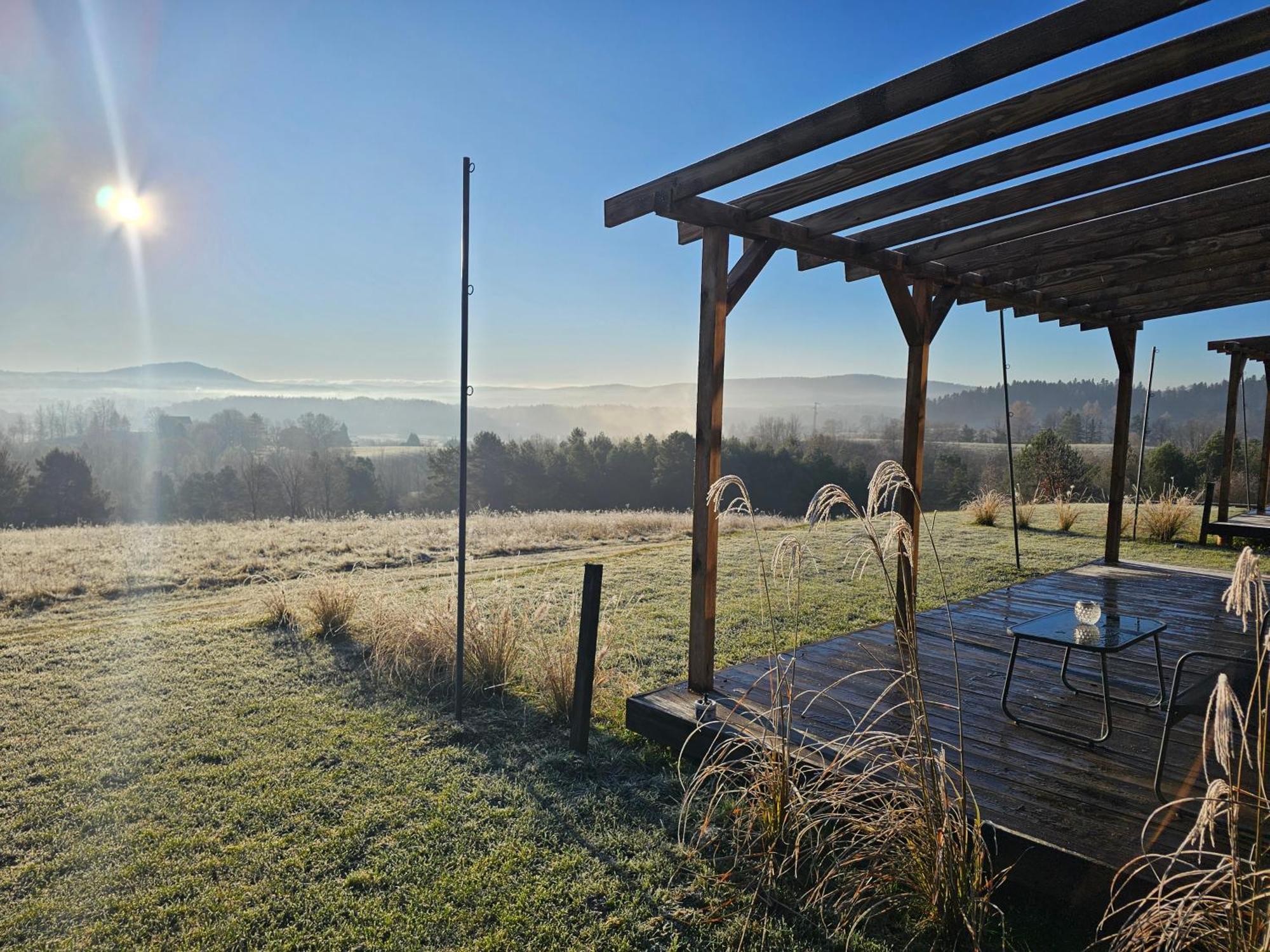 Вилла Widokowe Stodoly Bieszczady Леско Экстерьер фото